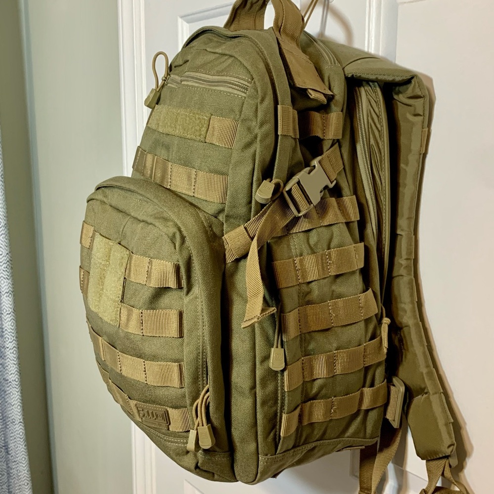NEW 5.11 Tactical 56892 Series Rush 12, 24L Backpack, 1050D Nylon, Sandstone